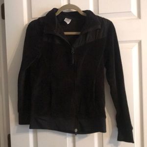Fuzzy black jacket